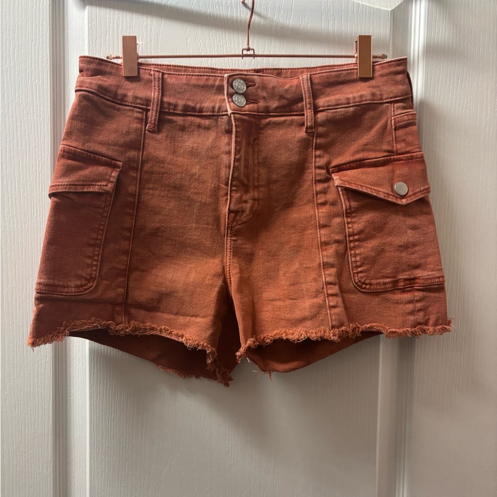Vigoss Women's Burnt Orange Cargo Shorts